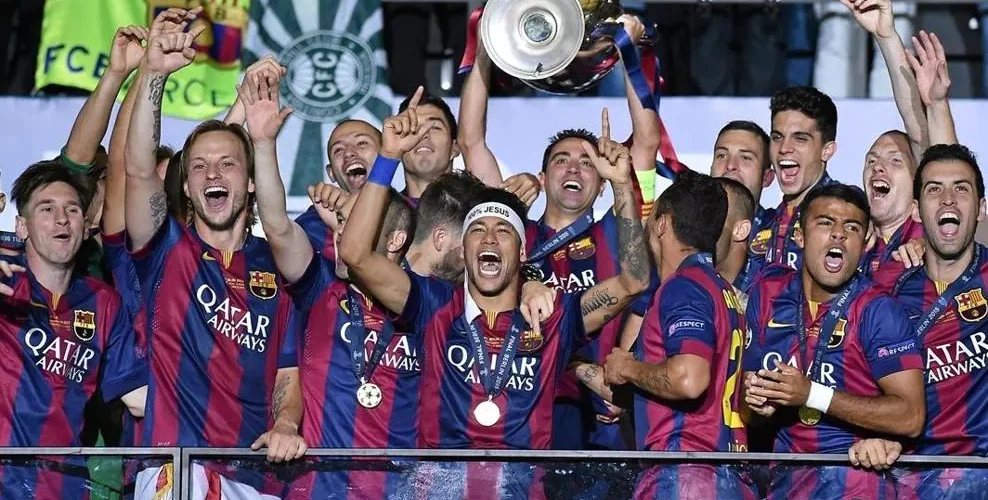 How many times has Barcelona won the Champions League? Image Credits:- UEFA.