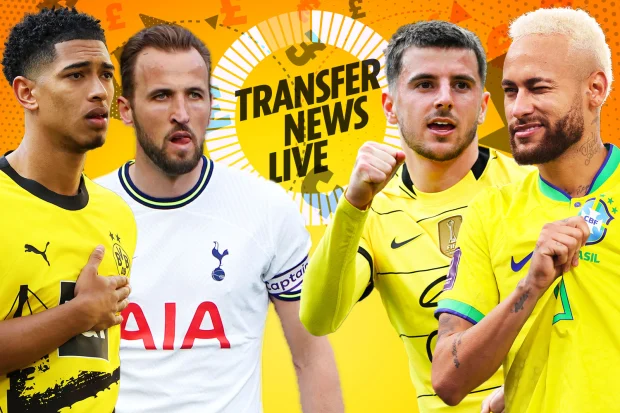 Latest Football Transfer News. Image Credits:- The Sun.